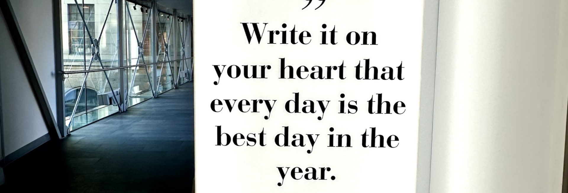 Write it on your heart